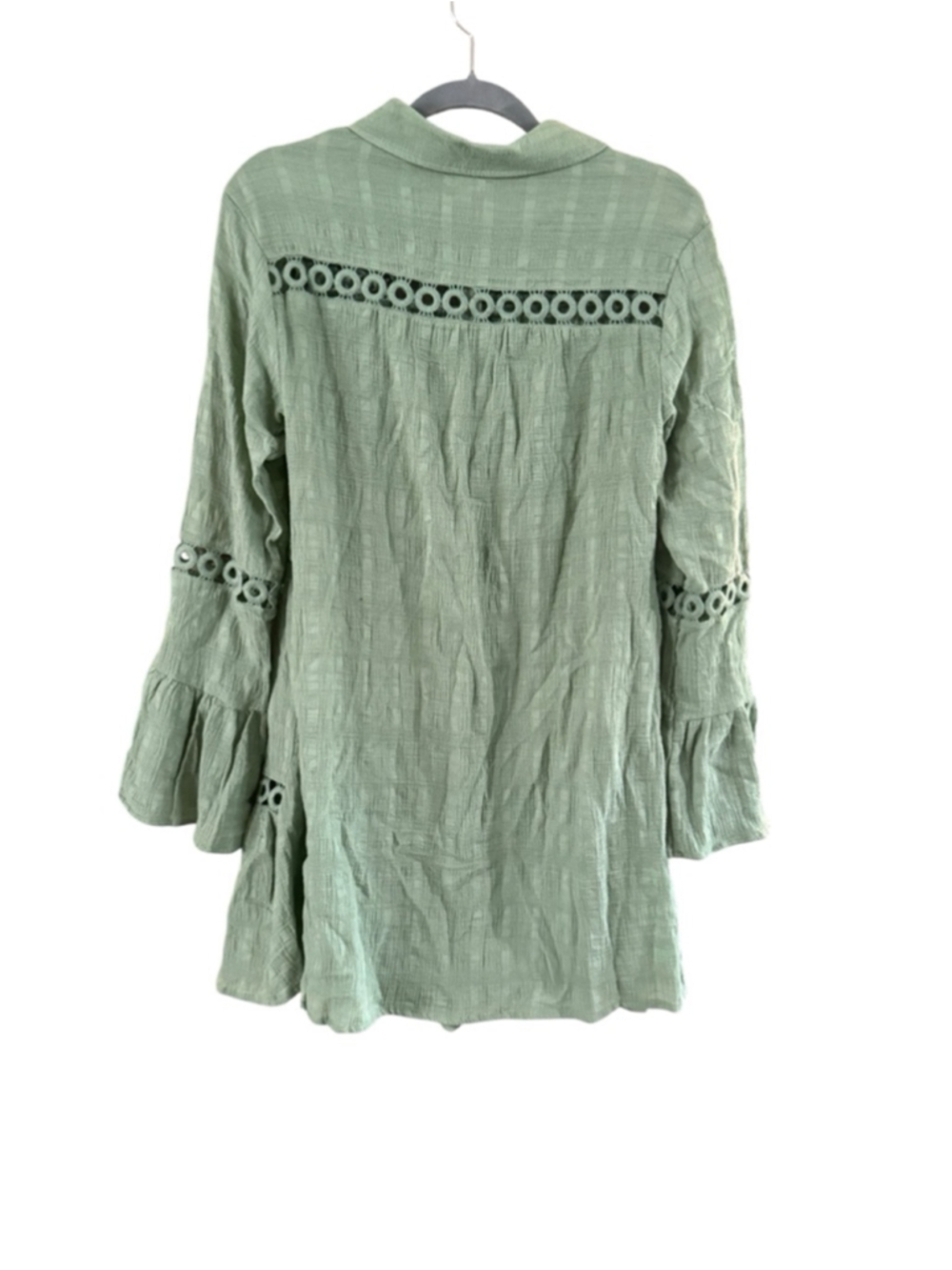 Women's Ibiza Anne Cole Green Mini Dress S - Picture 3 of 8